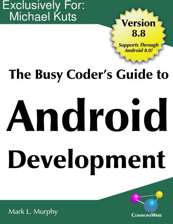 راهنمای Busy Coder برای توسعه Android نسخه 8.8