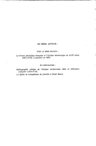 ﻿آفریقای بربری در ادبیات فرانسه در قرن شانزدهم و هفدهم