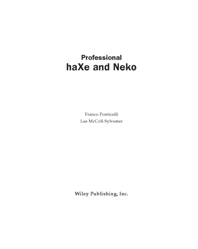 ﻿haXe و Neko حرفه ای