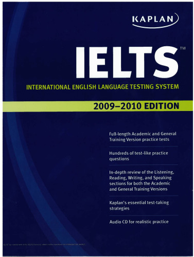 ﻿Kaplan IELTS 2009-2010 Edition