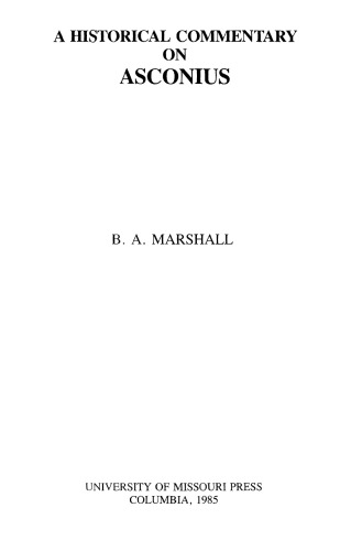 ﻿شرحی تاریخی بر آسکونیوس