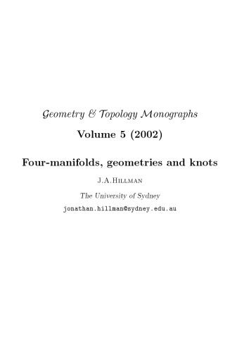 ﻿چهار منیفولد، هندسه و گره