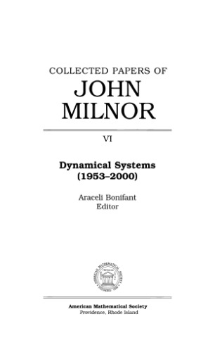 ﻿مجموعه مقالات جان میلنور: سیستم های پویا (1953-2000)