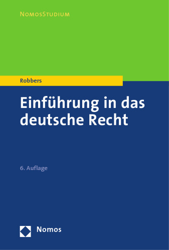﻿درآمدی بر حقوق آلمان (Nomosstudium) (نسخه آلمانی)