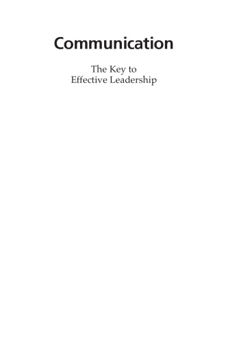 ﻿ارتباطات: کلید رهبری موثر