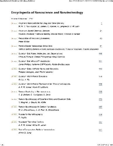 دائرالمعارف علوم نانو و فناوری نانو