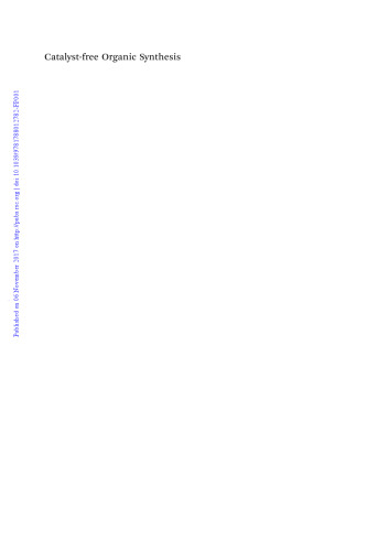 ﻿سنتز آلی بدون کاتالیزور