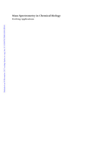 طیف سنجی جرمی در زیست شناسی شیمیایی: برنامه های در حال تحول