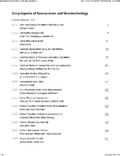 ﻿دایره المعارف علوم و نانوتکنولوژی