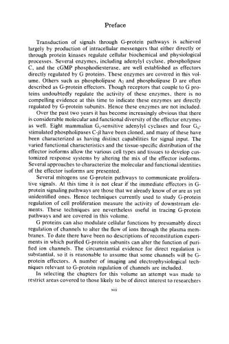 Heterotrimeric G-Protectors Effectors