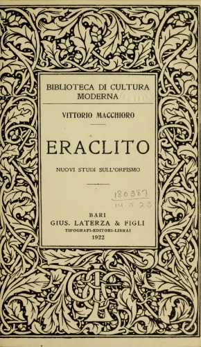 ﻿هراکلیتوس مطالعات جدید در مورد ارفیسم