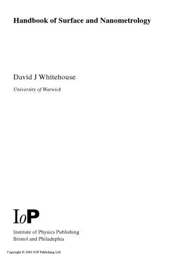 ﻿کتاب راهنمای سطح و نانومترولوژی