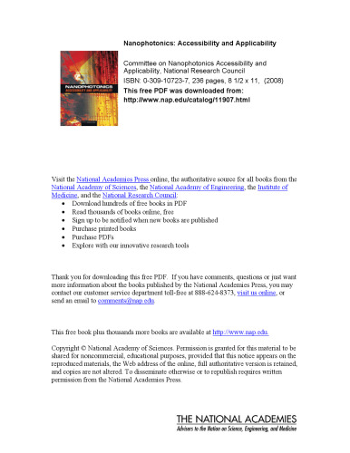 نانوفوتونیک: قابلیت دسترسی و کاربردی بودن