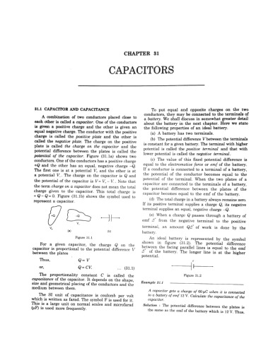﻿مفاهیم خازنهای HCV Chapter 31 Physics H C Verma IIT JEE Part 2 مختلف آزمونهای ورودی مهندسی