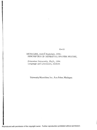 ﻿شرح در شعر اسپانیایی قرون وسطی