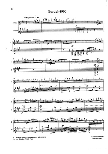 ﻿تاریخچه تانگو (فلوت و گیتار)