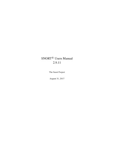 ﻿راهنمای کاربران SNORT 2.9.11