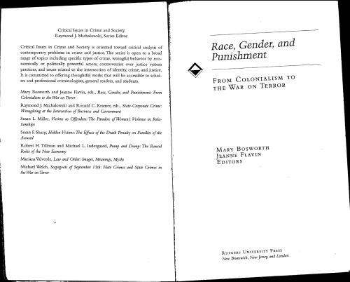 ﻿نژاد، جنسیت و مجازات: از استعمار تا جنگ با تروریسم