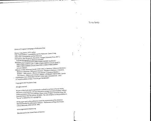 ﻿سکوت متنی: ناخوانایی و هولوکاست