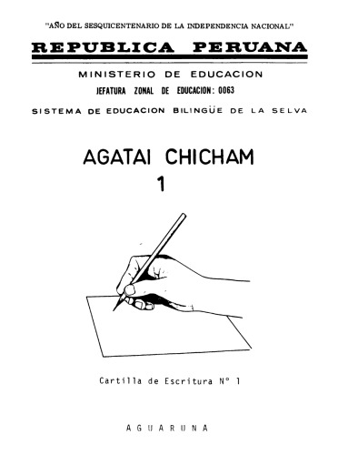 ﻿Agátai chícham 1. جزوه نگارش № 1 Clase de Transición