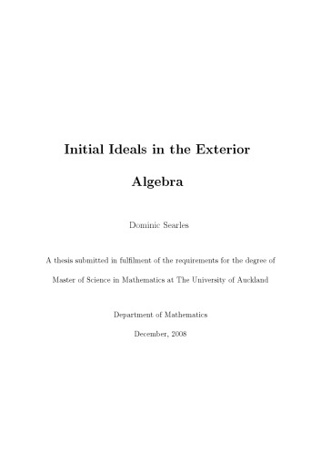 ﻿ایده آل های اولیه در جبر بیرونی