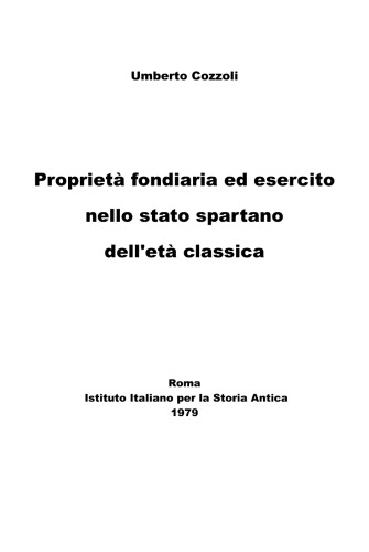 ﻿مالکیت زمین و ارتش در ایالت اسپارتا در عصر کلاسیک