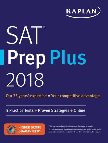 SAT Prep Plus 2018