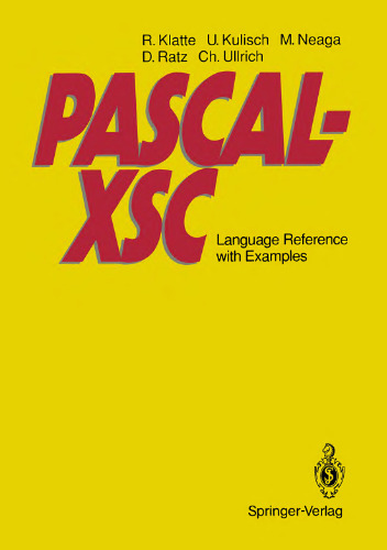 ﻿PASCAL-XSC: مرجع زبان به عنوان مثال