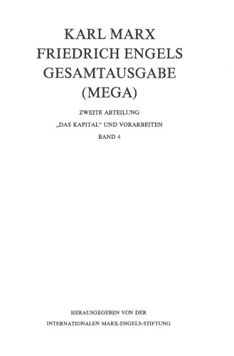 ﻿MEGA² II.4.2 - نسخه های خطی 1863-1867 - قسمت 2