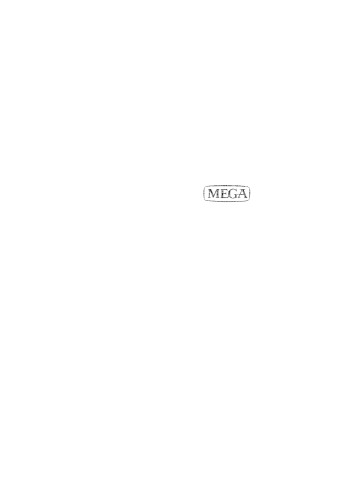 ﻿MEGA² II.8 - کارل مارکس - سرمایه. نقد اقتصاد سیاسی. جلد اول، هامبورگ 1883