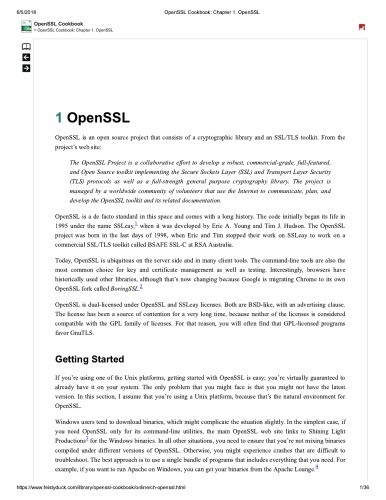 ﻿کتاب آشپزی OpenSSL
