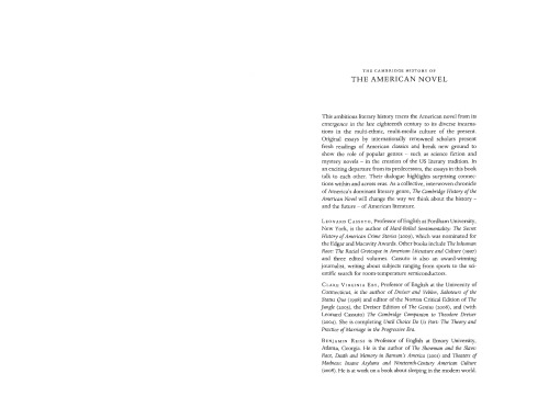 ﻿تاریخ کمبریج رمان آمریکایی