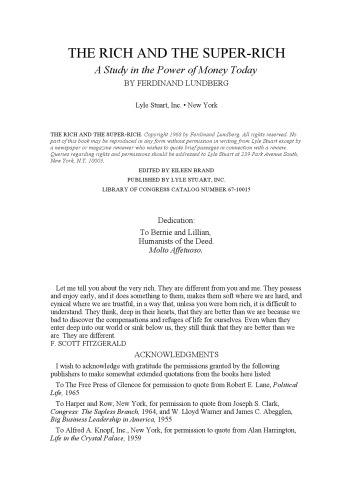 ﻿ثروتمندان و فوق العاده ثروتمندان مطالعه ای در مورد قدرت پول امروز