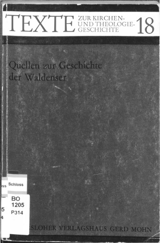 ﻿منابع تاریخ والدنسی ها