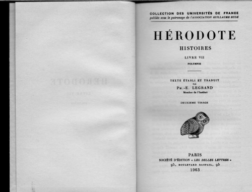 ﻿هرودوت: تاریخ ها. کتاب هفتم پولیمنیا