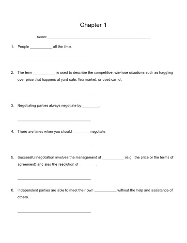 ﻿ملزومات مذاکره - بانک تست برای چاپ ششم