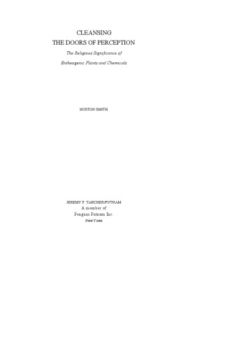 ﻿پاکسازی درهای ادراک: اهمیت مذهبی گیاهان و مواد شیمیایی آنتئوژنیک