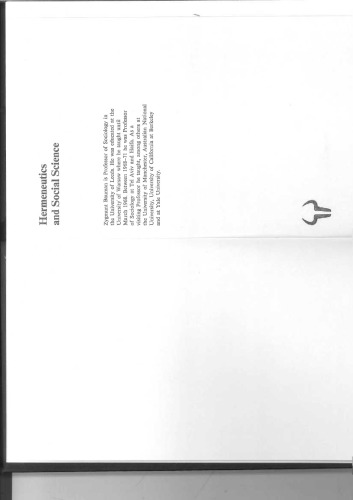 ﻿هرمنوتیک و علوم اجتماعی: رویکردهای درک