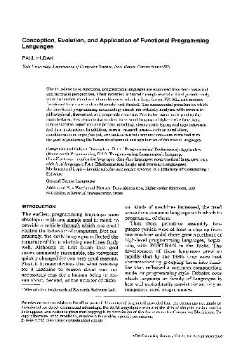 ﻿مفهوم، تکامل، و کاربرد زبان های برنامه نویسی کاربردی