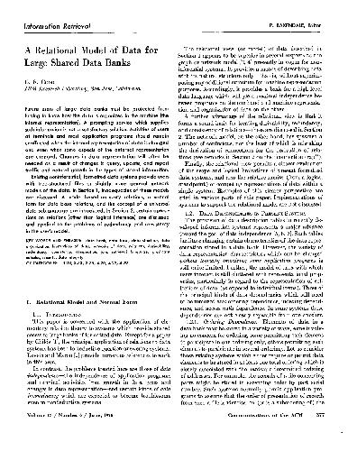 مدل رابطه ای