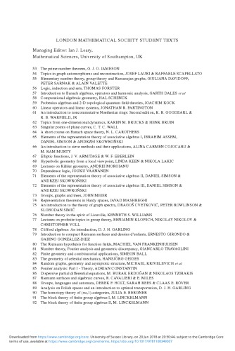 ﻿نظریه بلوک جبرهای گروه محدود