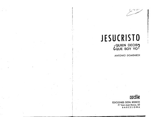 ﻿عیسی مسیح: تو می گویی که من کی هستم؟