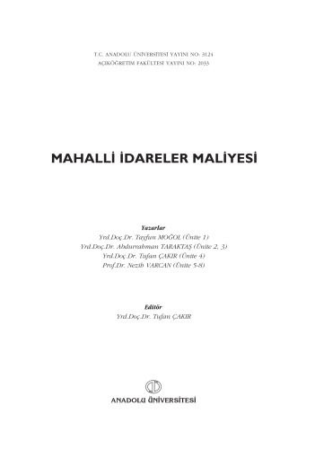 ﻿امور مالی دولت های محلی - کتاب آموزش باز مالی امور ادارات محلی