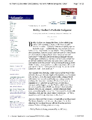 بابی فیشر پاتوق بازی