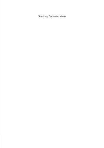 ﻿گیومه‌های صحبت کردن: به سمت تحلیل چندوجهی نقل قول کلمه به کلمه در انگلیسی