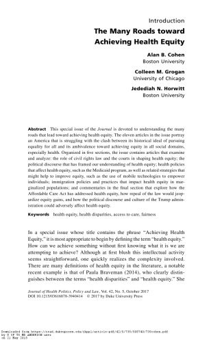 ﻿راه های بسیاری برای دستیابی به برابری سلامت