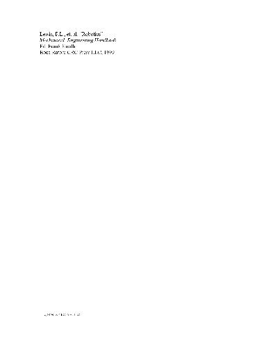 کتابچه راهنمای مهندسی مکانیک - رباتیک