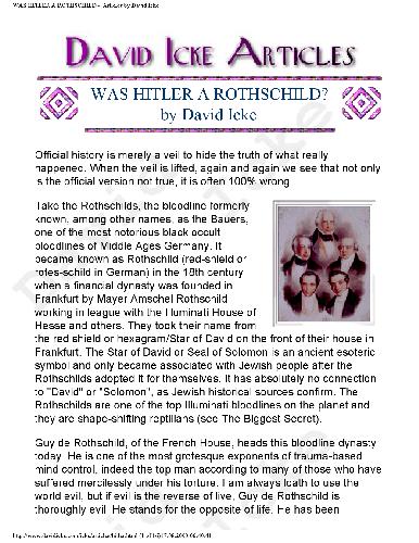 آیا هیتلر روچیلد بود