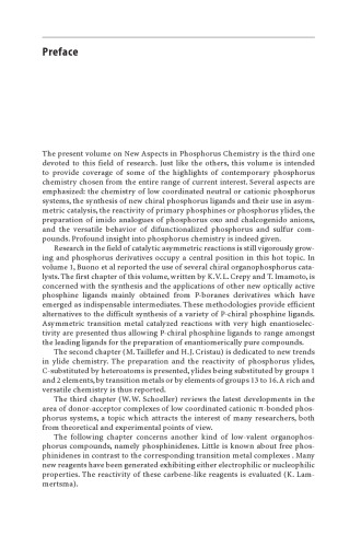 جنبه های جدید در فسفر شیمی III