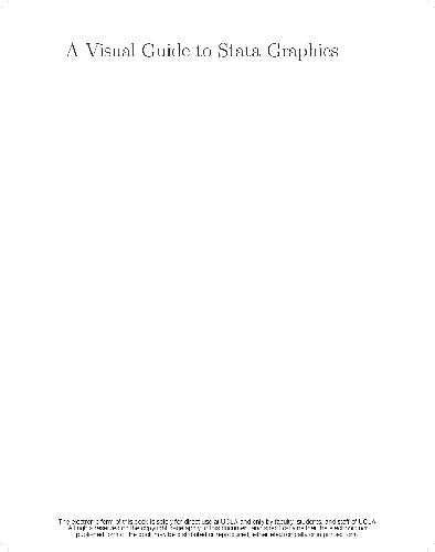 یک راهنمای بصری برای گرافیک Stata